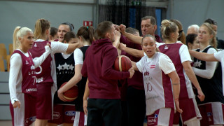 Latvijas sieviešu basketbola izlase gatavojas kvalifikācijas spēlēm