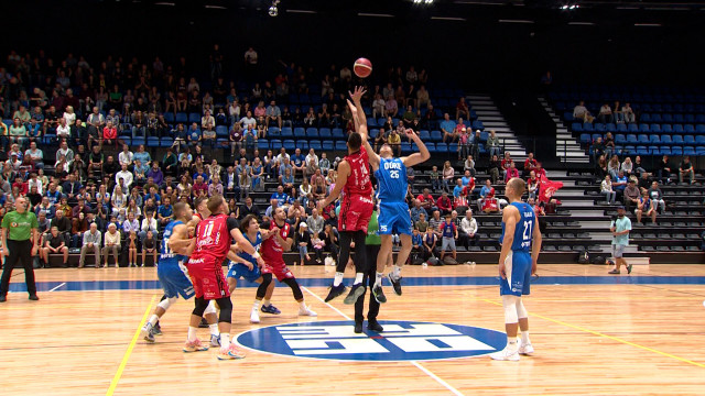 Latvijas-Igaunijas apvienotās basketbola līgas spēle BK "Ogre" - "Avis Utilita Rapla"
