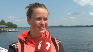 Latvijas čempionāta posms ūdens motosportā. Laura Lakoviča – Lakovica