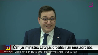 Čehijas ministrs: Latvijas drošība ir arī mūsu drošība
