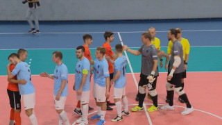 Latvijas Virslīgas čempionāta telpu futbolā spēle FC Nikers - Riga FC