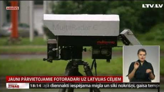 Jauni pārvietojamie fotoradari uz Latvijas ceļiem