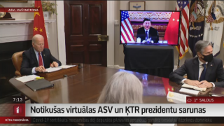 Notikušas virtuālas ASV un ĶTR prezidentu sarunas