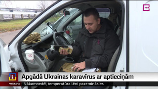 Apgādā Ukrainas karavīrus ar aptieciņām