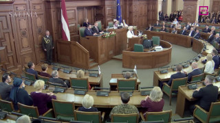 Latvijas Republikas neatkarības atjaunošanas gadadienai veltīta Saeimas svinīgā sēde