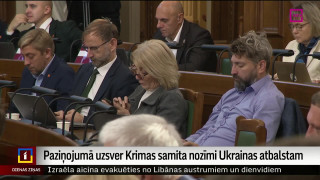 Paziņojumā uzsver Krimas samita nozīmi Ukrainas atbalstam