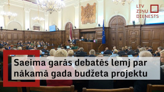 Saeima garās debatēs lemj par nākamā gada budžeta projektu