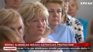 Bērnu slimnīcas māsas gatavojas protestam