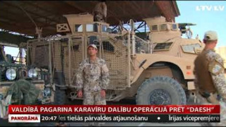 Valdībā pagarina karavīru dalību operācijā pret "Daesh"