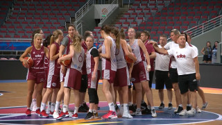 Sieviešu basketbola izlase gatavojas Eiropas čempionātam