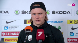 Pasaules hokeja čempionāta spēle Latvija - Austrija. Intervija ar Rodrigo Ābolu pirms spēles