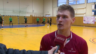 Baltijas jūras valstu kausa spēles Latvija - Somija. Ņikita Pančenko