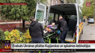 Evakuēs Ukrainas pilsētas Kupjanskas un apkaimes iedzīvotājus