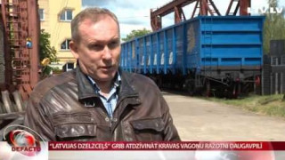 "Latvijas Dzelzceļš" grib atdzīvināt kravas vagonu ražotni Daugavpilī