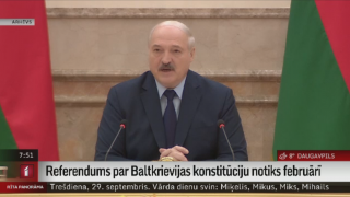 Referendums par Baltkrievijas konstitūciju notiks februārī