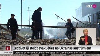 Iedzīvotāji steidz evakuēties no Ukrainas austrumiem