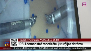 RSU demonstrē robotizētu ķirurģijas sistēmu