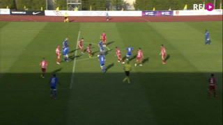 FK Ventspils - FK Liepāja 1:1. Pavels Osipovs