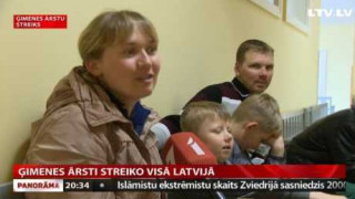 Ģimenes ārsti streiko visā Latvijā