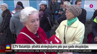 LTV Balaklijā: pilsētā atvieglojums pēc pus gada okupācijas
