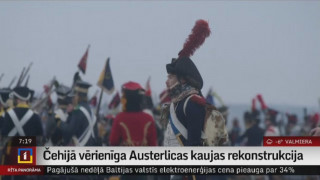 Čehijā vērienīga Austerlicas kaujas rekonstrukcija