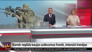 Kamēr nepilda kaujas uzdevumus frontē, intensīvi trenējas