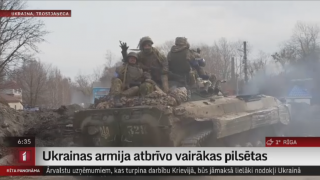 Ukrainas armija atbrīvo vairākas pilsētas