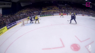Pasaules hokeja čempionāta spēle. Zviedrija - ASV 1:0