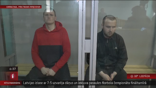 Ukrainā tiesā vēl divus Krievijas karavīrus