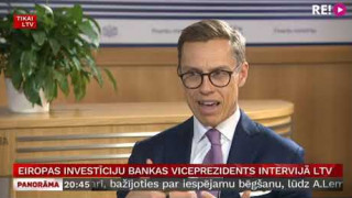 Eiropas Investīciju bankas viceprezidents intervijā LTV