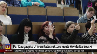 Par Daugavpils Universitātes rektoru ievēlē Arvīdu Barševski