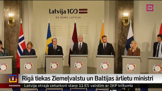 Rīgā tiekas Ziemeļvalstu un Baltijas ārlietu ministri