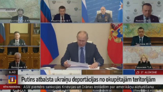 Putins atbalsta ukraiņu deportācijas no okupētajām teritorijām