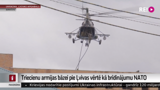 Triecienu armijas bāzei pie Ļvivas vērtē kā brīdinājumu NATO