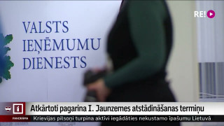 Atkārtoti pagarina I. Jaunzemes atstādināšanas termiņu