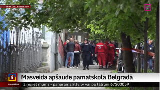 Masveida apšaudē pamatskolā Belgradā nogalināti astoņi bērni un apsargs