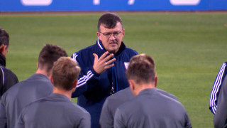 Latvijas izlase aizvada treniņus pirms PK kvalifikācijas