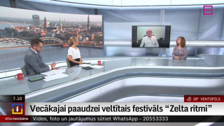 Vecākajai paaudzei veltītais festivāls "Zelta ritmi"