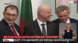 Baltijas valstu un Polijas premjeri tiekas Rīgā