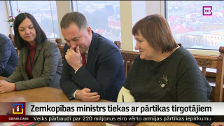 Zemkopības ministrs tiekas ar pārtikas tirgotājiem