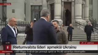 Rietumvalstu līderi apmeklē Ukrainu