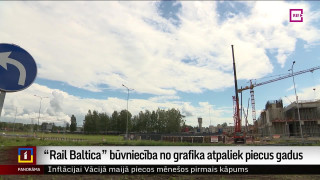 "Rail Baltica" būvniecība no grafika atpaliek piecus gadus