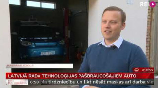 Latvijā rada tehnoloģijas pašbraucošajiem auto