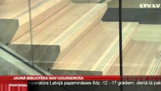 Jaunā bibliotēka nav ugunsdroša