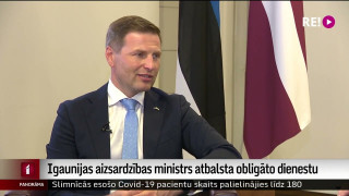 Igaunijas aizsardzības ministrs atbalsta obligāto dienestu