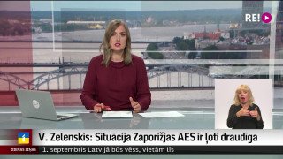 V. Zelenskis: Situācija Zaporižjas AES ir ļoti draudīga