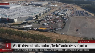 Vācijā drīzumā sāks darbu "Tesla" autobūves rūpnīca