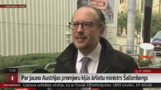Par jauno Austrijas premjeru kļūs ārlietu ministrs Šallenbergs