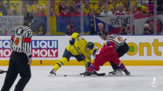 Pasaules čempionāts hokejā. Pusfināls. Zviedrija - Čehija. 2:4