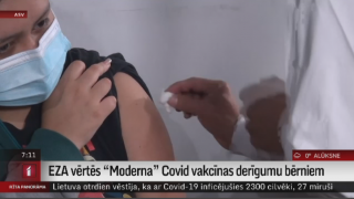 EZA vērtēs “Moderna” Covid-19 vakcīnas derīgumu bērniem